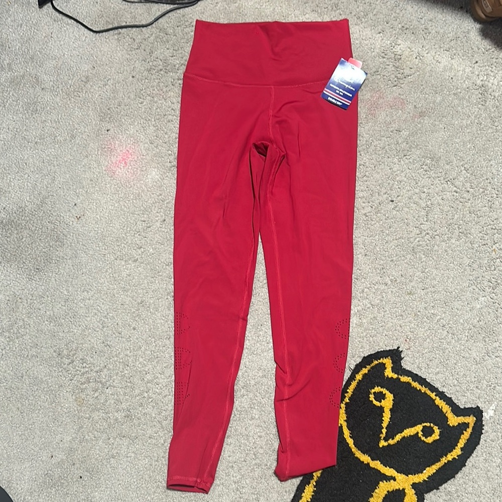 Champion Red Leggings